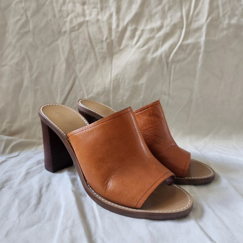 J Crew Leather Heels 😍